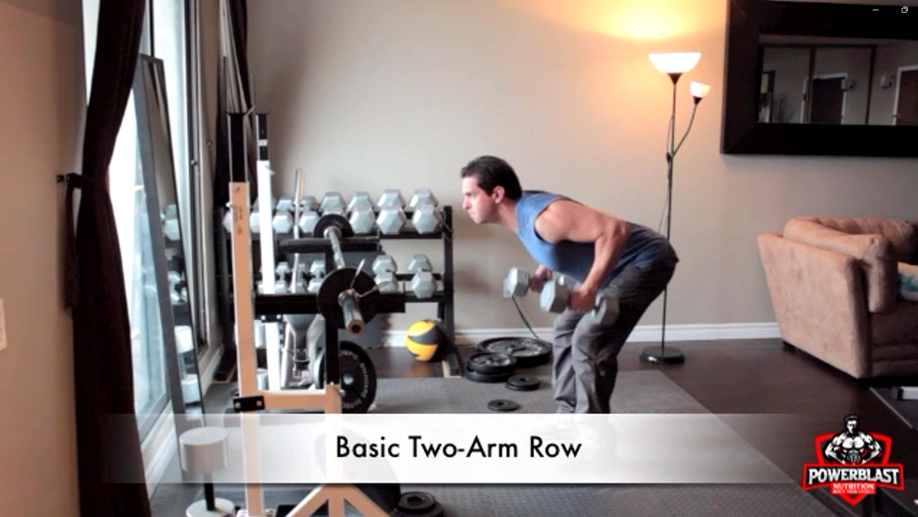 Basic Two-Arm Row – Back Strengthening